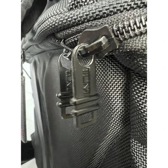 Vintage TUMI Brief Backpack Black Ballistic Nylon Rusksack Travel Work School - Picture 6 of 11